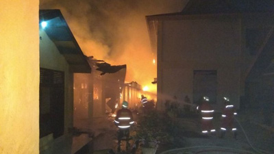 Pasca Kebakaran, 4 Kelas Tidak Bisa Digunakan, Siswa SMPN 4 Diliburkan